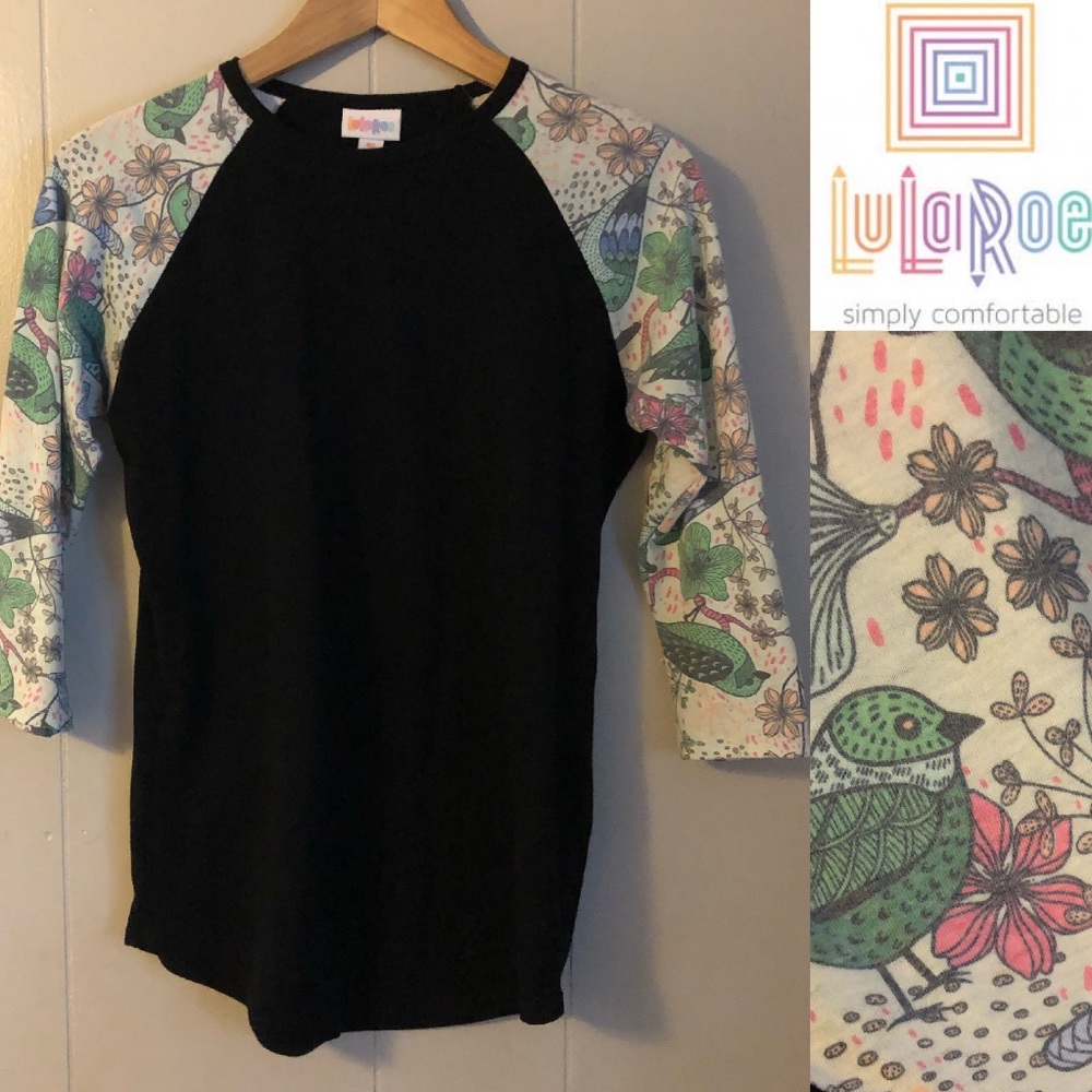 Bird Sleeve Randy Raglan by LuLaRoe